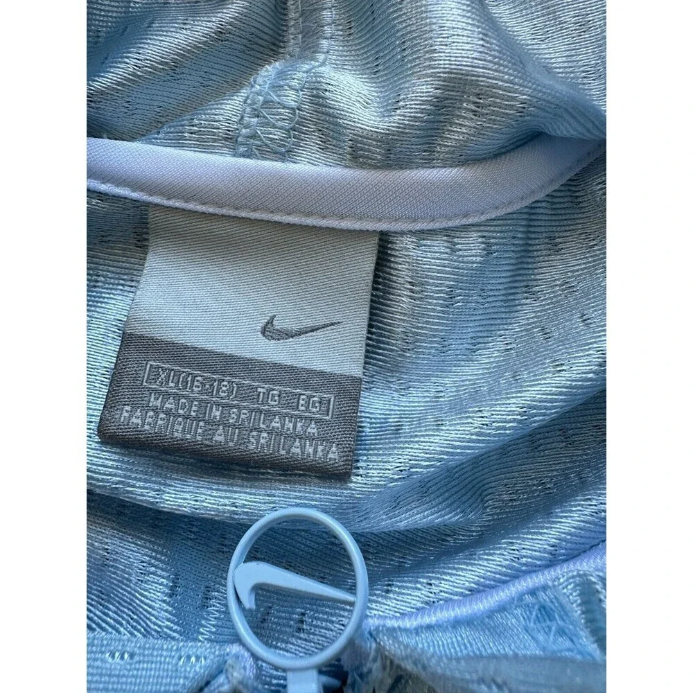 Nike  mesh Jersey  hoodie  Jacket Women‎ Size  XL 16-18 Blue
